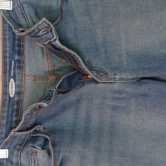 Old Navy Light Medium Wash Power Straight Jeans Size 10 Short - Picture 6 of 7